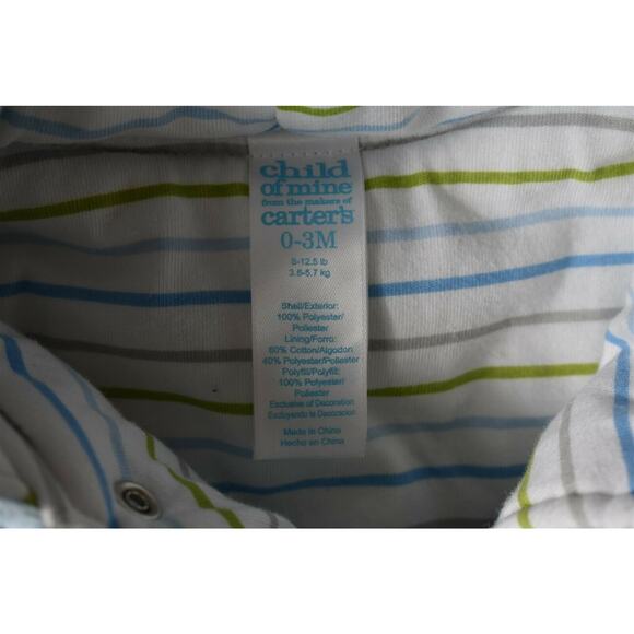 Carter's Child of Mine 0-3 mt blue Pram coat - Picture 2 of 4